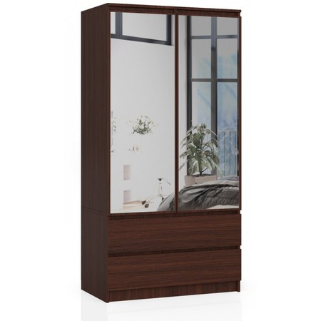 S90 Tükrös szekrény (wenge) Akord