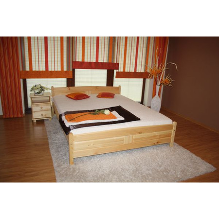 JOANNA ágy 120x200 cm fenyő Égerfa Maxi-Drew