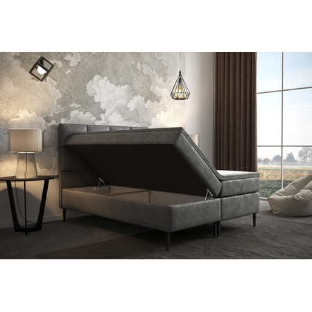 Čalouněná postel Aspen 160x200 cm Krémová KOLA
