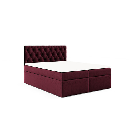 Postel 56 VIRGINIE 140x200 cm s úložným prostorem Červená Signal-butor